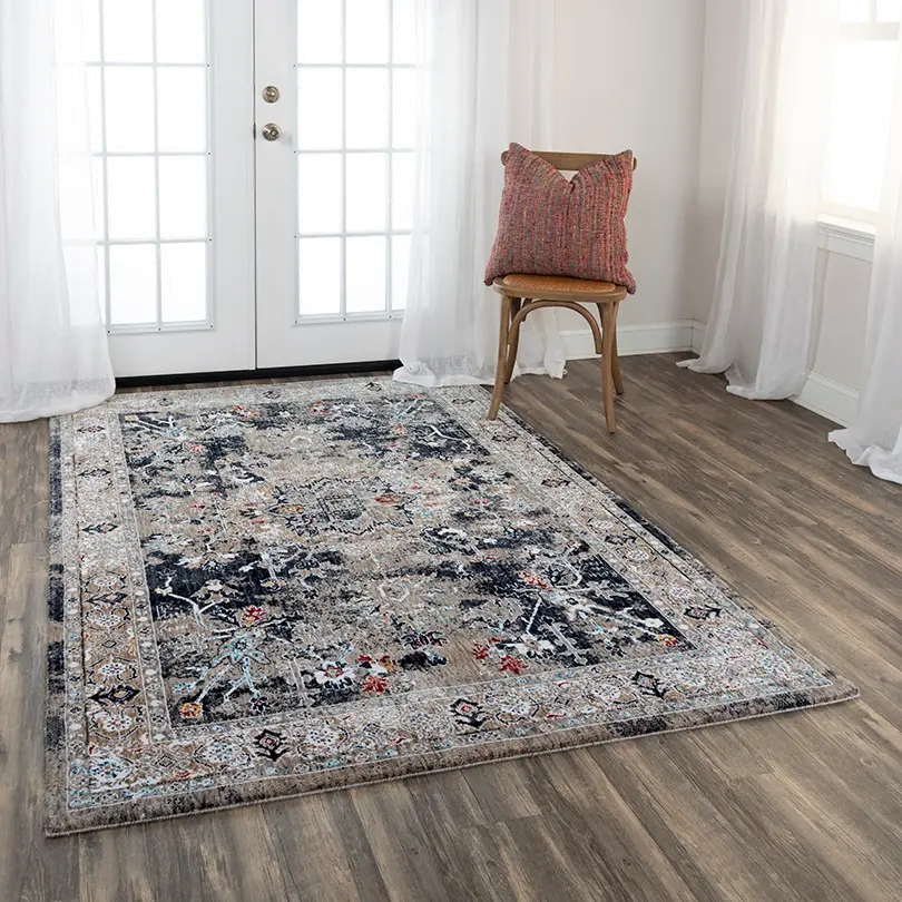 Signature 5 x 8 Dark Gray Area Rug