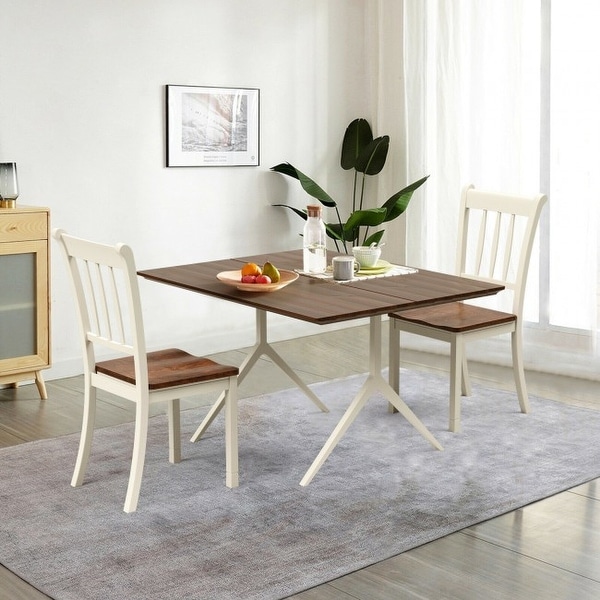 2 Pieces Solid Whitesburg Spindle Back Wood Dining Chairs - 18