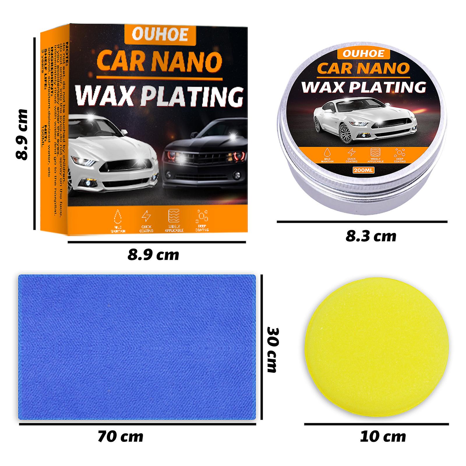 Foreign Trade Cross-border Automotive Coating Paste Set Polishing Cleaning Wax Anti-stain Refurbishment Paste Color Classification White 200ml Suit