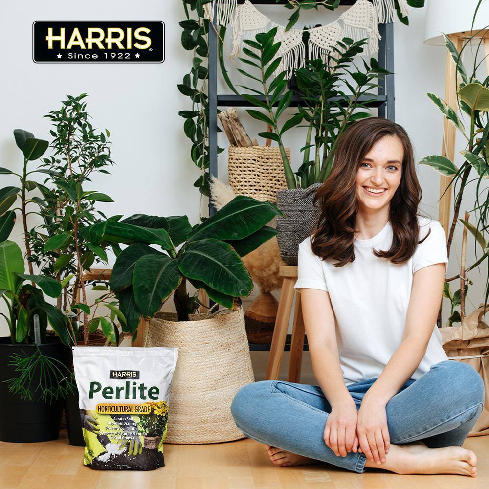 Harris 108 Gal. Expanding Coco Coir Pith (48 Brick12-Pack)  8 Dry Qt. Premium Horticultural Perlite 12COCO4-PERL8