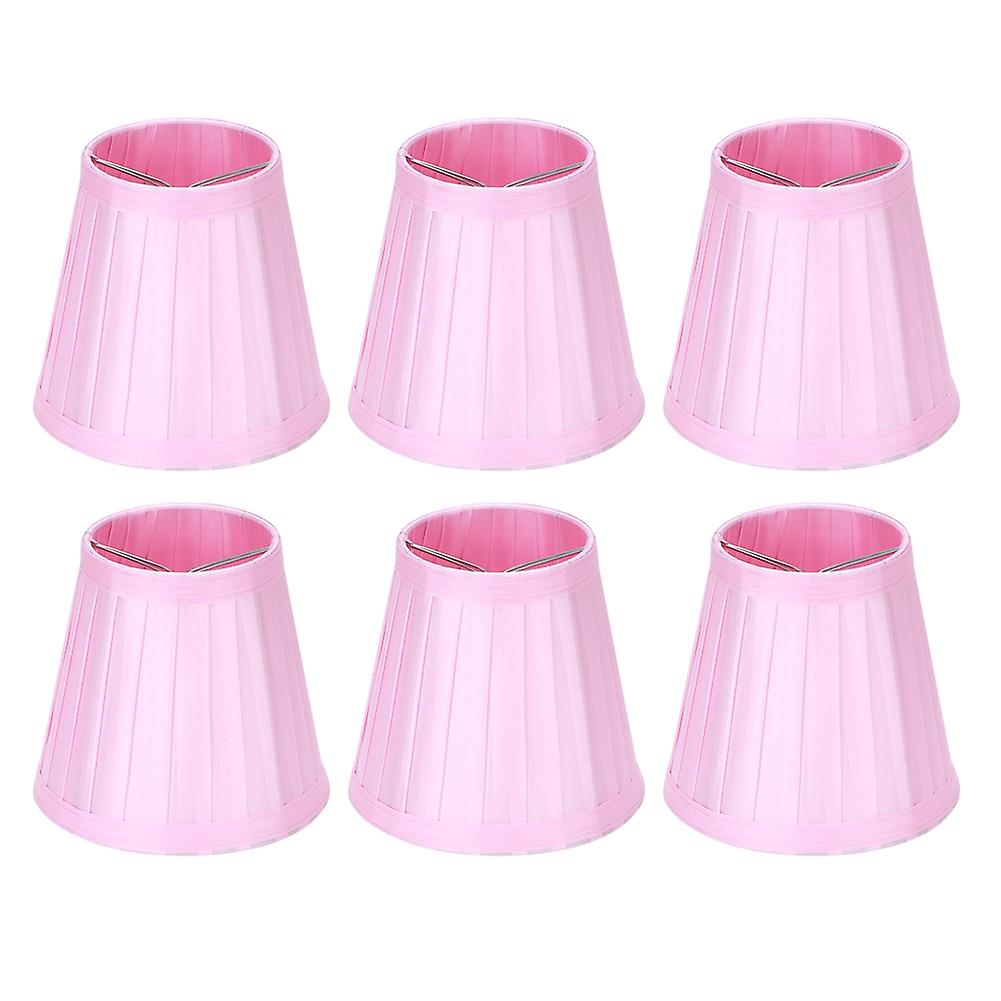 6PCS Simple Modern Pendant Lamp Shade Cover Fabric Wall Light Lampshade for Home Decor