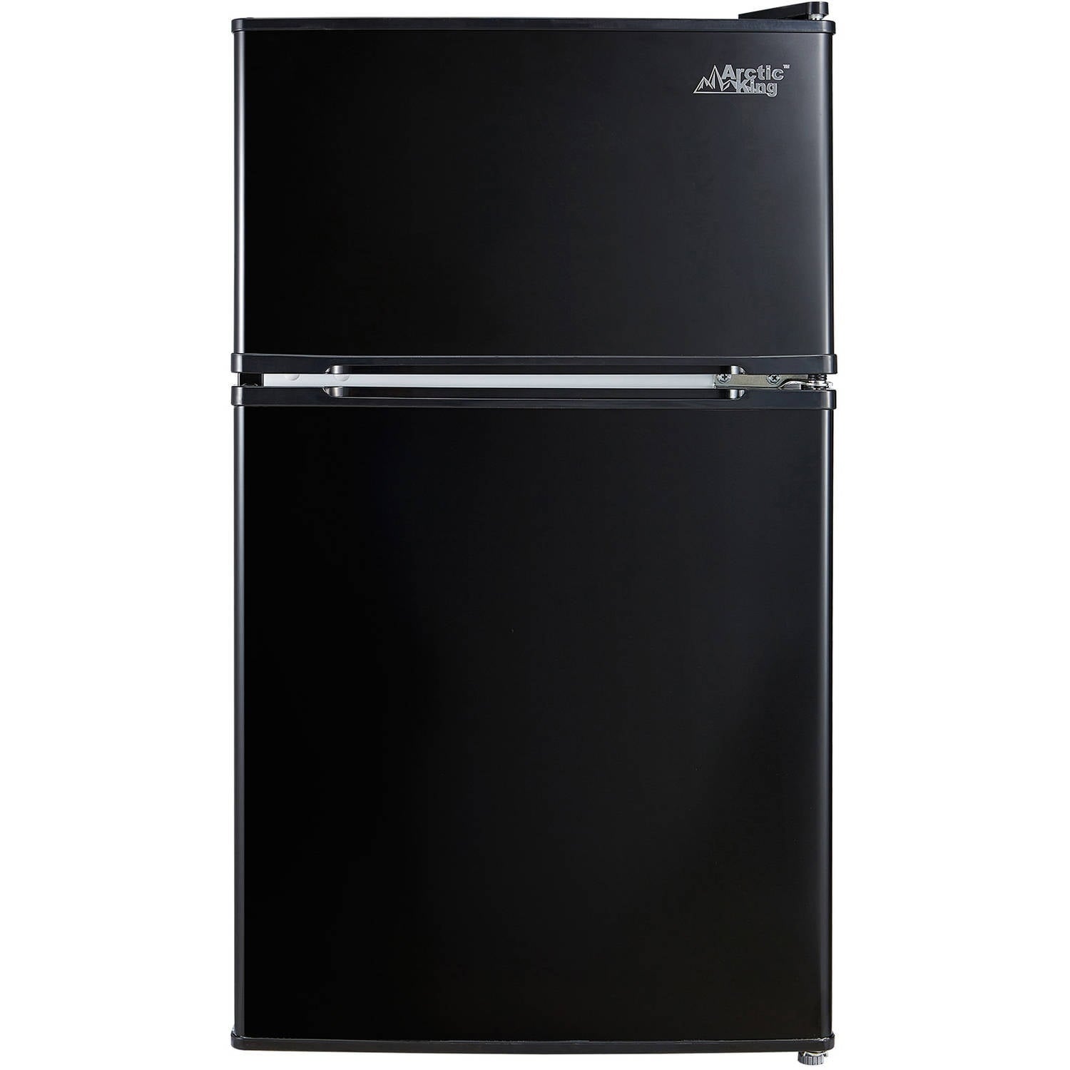 3.2 Cu Feet Two Door Compact Refrigerator with Freezer， Black， E-star