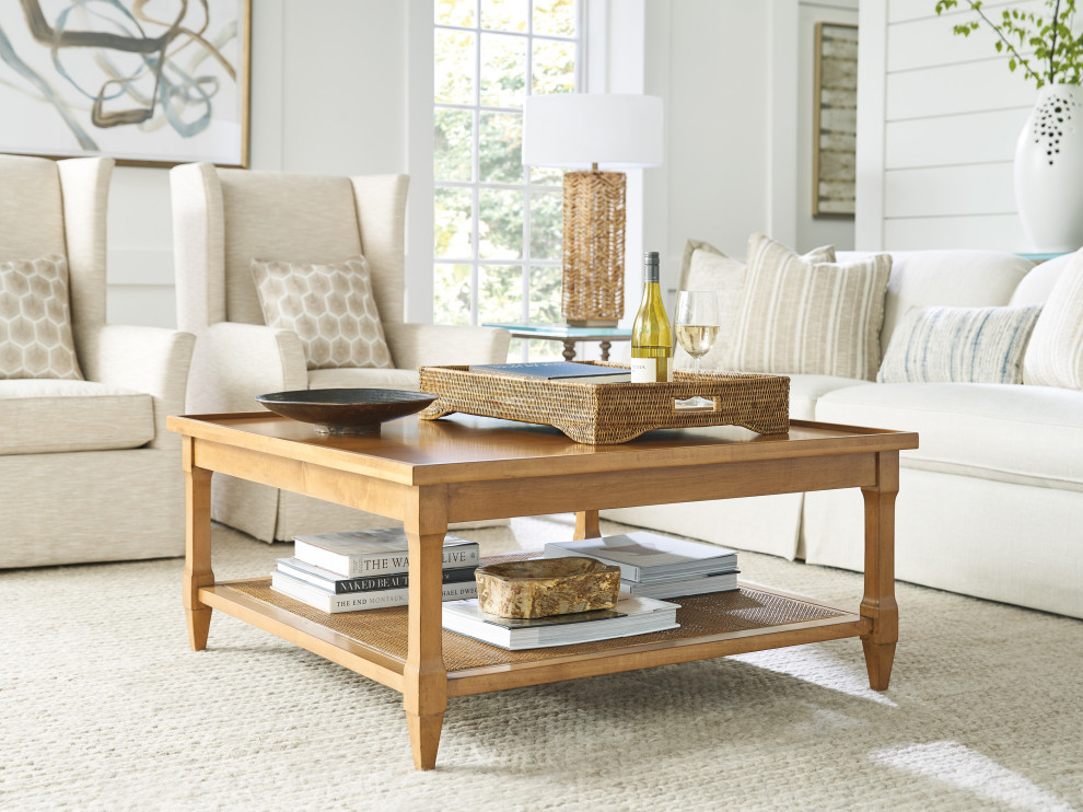 Temple Square Cocktail Table   Tropical   Coffee Tables   by Lexington Home Brands  Houzz