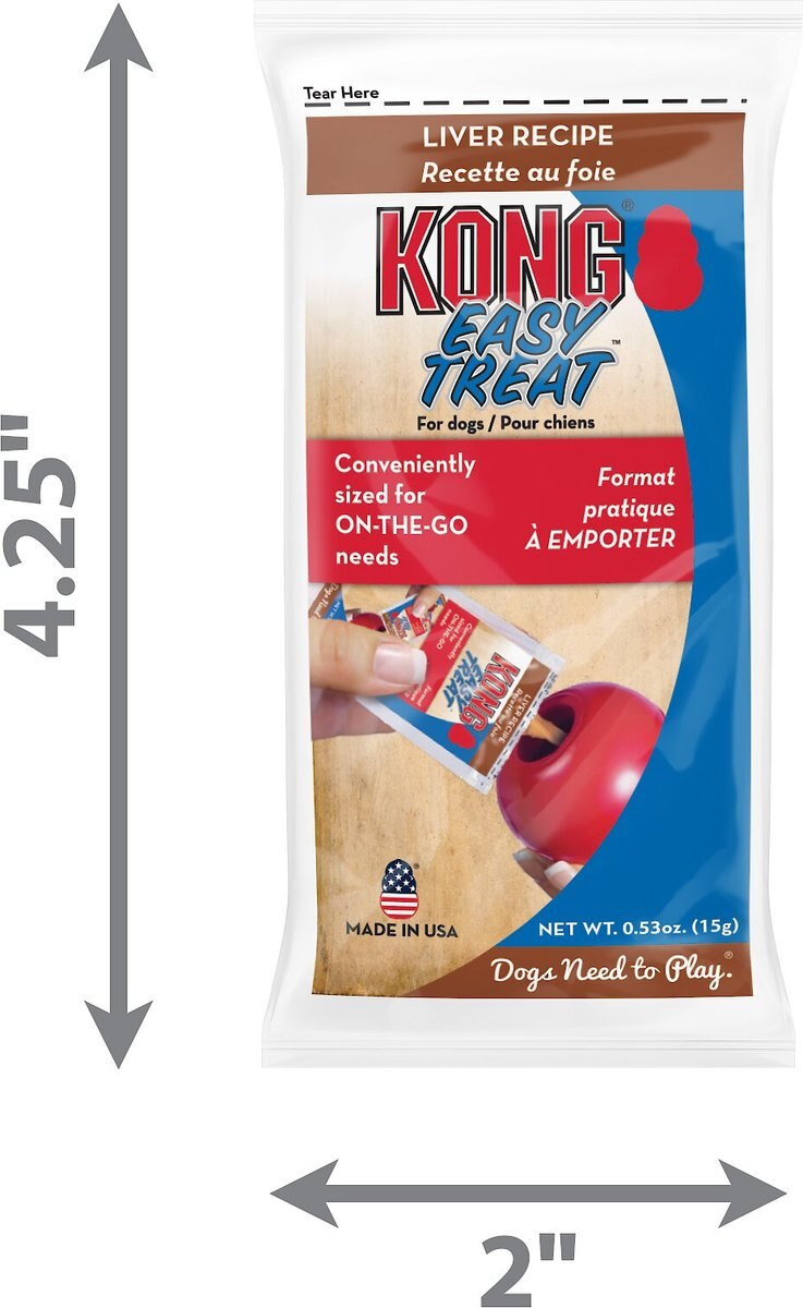 KONG Easy Treat Liver Recipe To Go Dog Treat