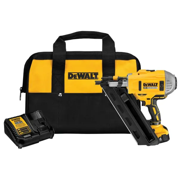 DEWALT 20V MAX* Cordless 30  Paper Collated Framing Nailer Kit