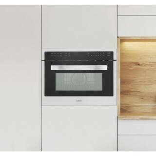 Ancona 24 in. Built-In Speed Combination Single Electric Wall Oven and Microwave Oven in Stainless Steel AN-2710SS