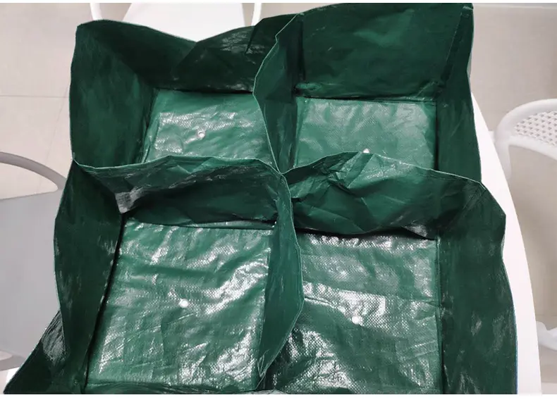 Garden Plastic Grow Bags Green Seedling Bag Fabric Plant Grow Bags Seedling Bed Greenhouse Vegetable Seedling Pot