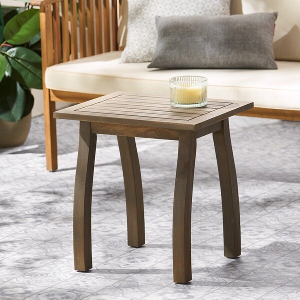 Selma End Table Garden Coffee Table Outdoor Accent Table