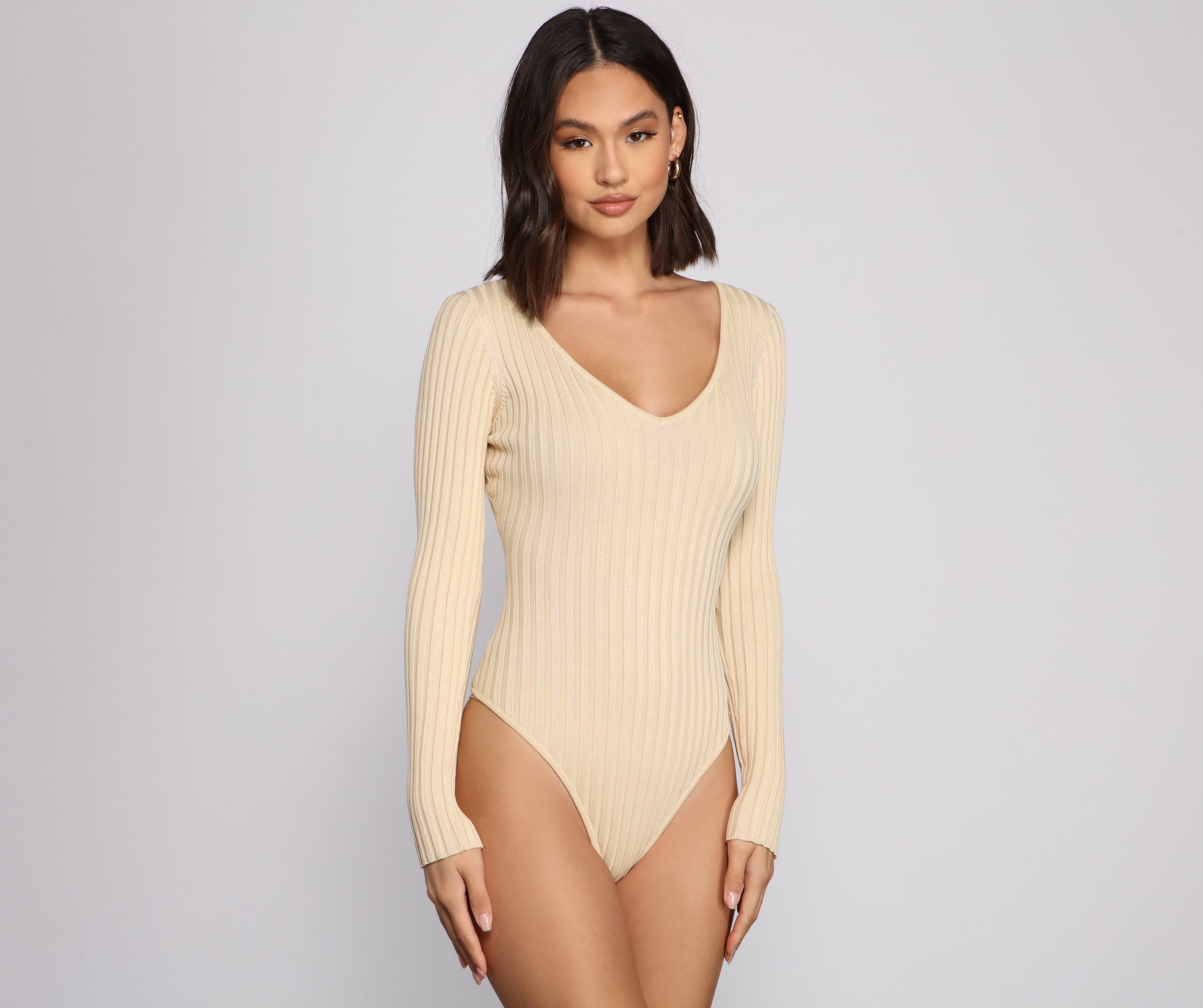 Layer Up Basic Ribbed Knit Bodysuit