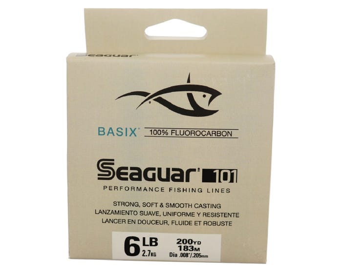 Seaguar 101 BasiX™ Fluorocarbon - 6 Pound/200 Yards， SG06BSX200