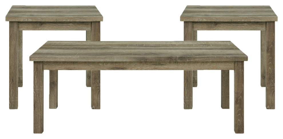 Picket House Turner 3 Piece Occasional Table Set With Lift Top   Farmhouse   Coffee Table Sets   by Picket House  Houzz