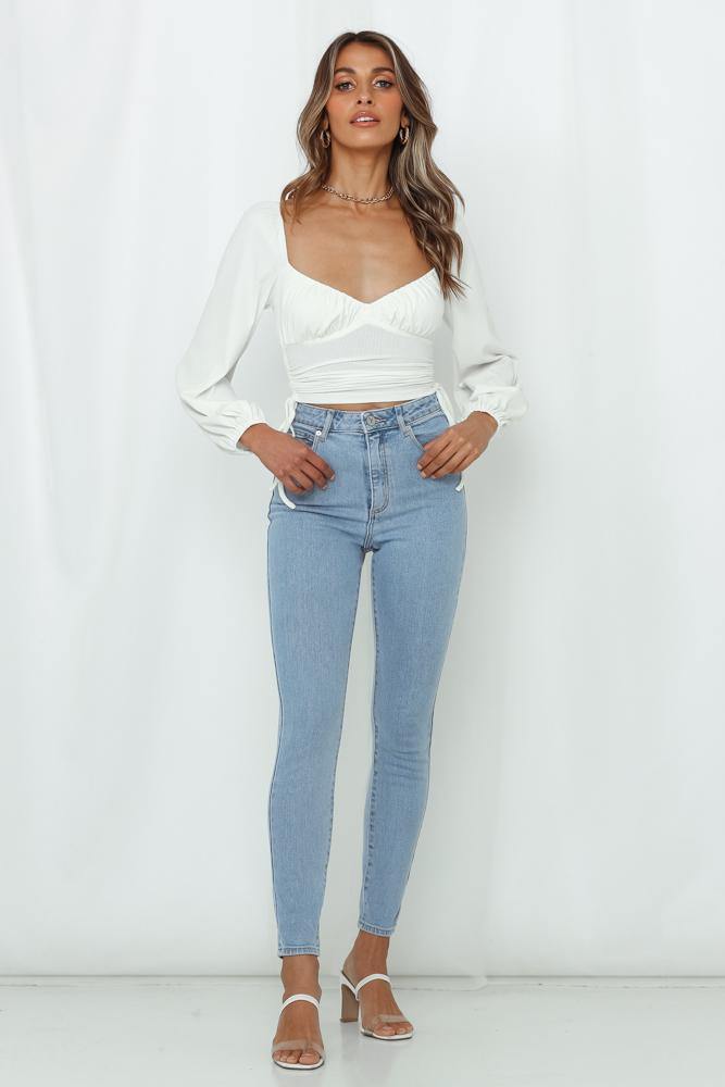 Live Wire Crop White