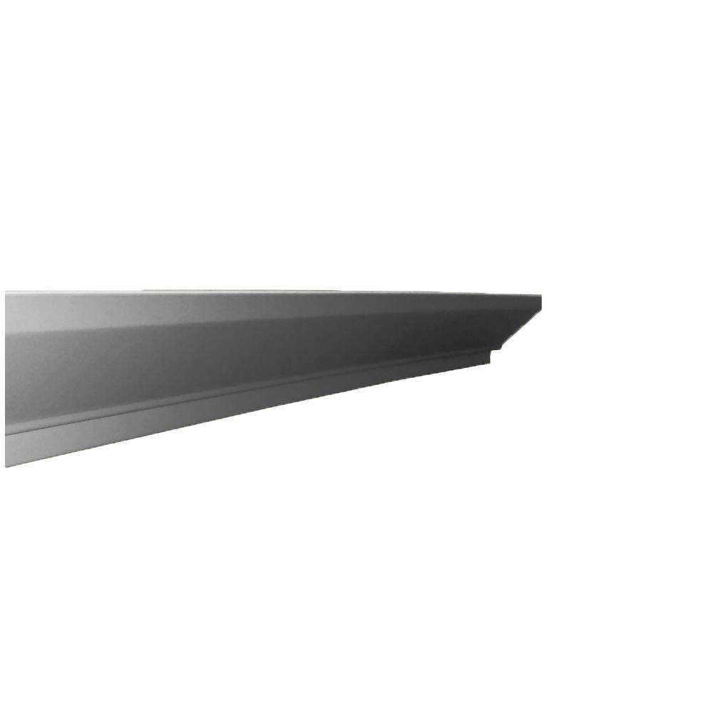 Home Decorators Collection 96 in. x 4.33 in. Crown Molding in Veiled Gray CMV8-VG