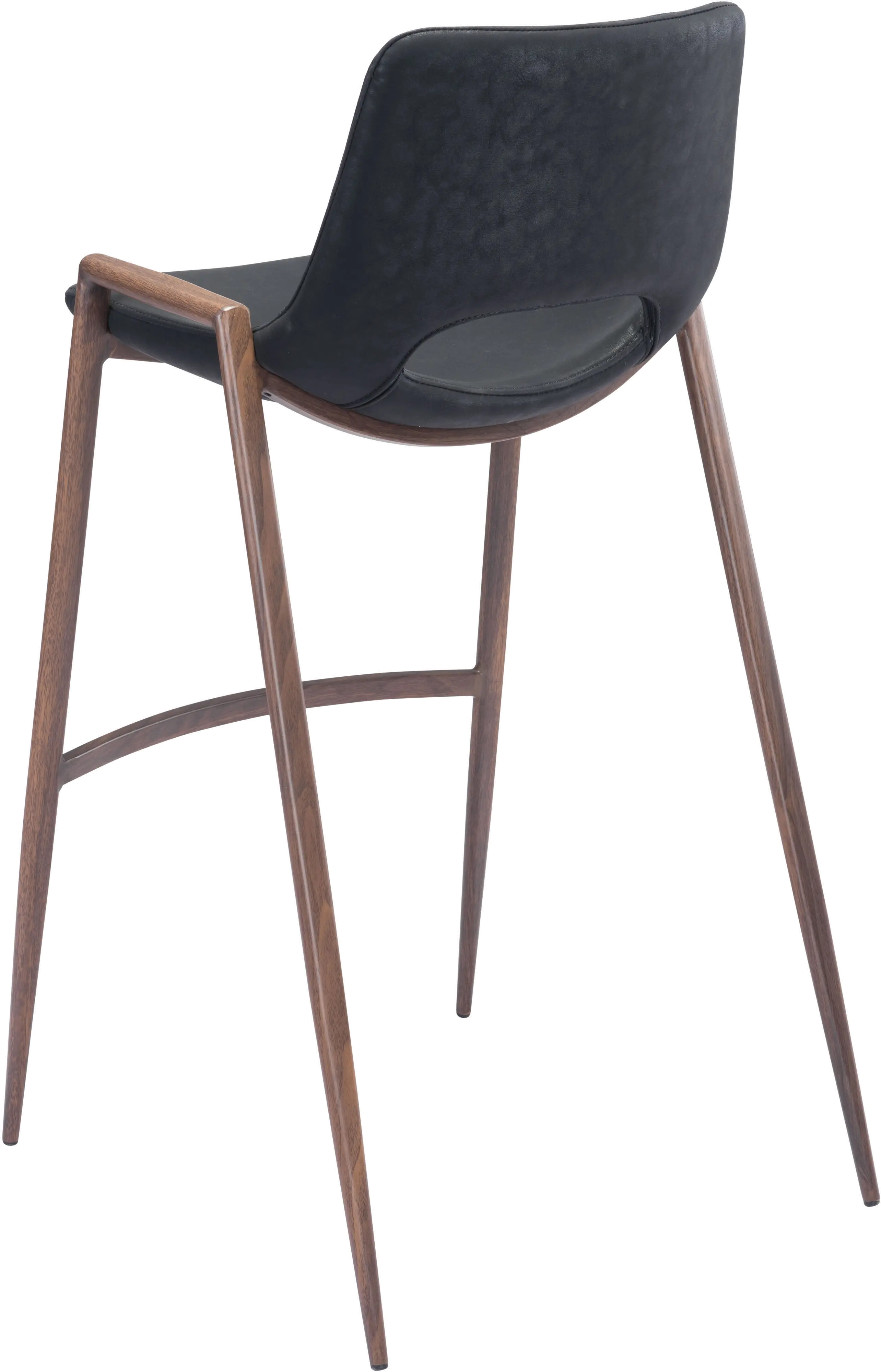 Desi Black Bar Stool， Set of 2