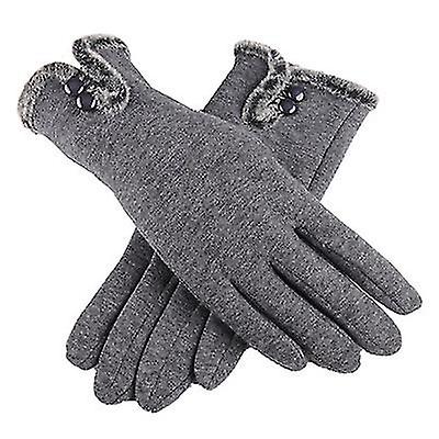 Women Touch Screen Gloves - Winter Gloves， Thermal Touchscreen Mittens Ladies Warm Windproof Gloves With Fleece Lined For Girls Outdoor Texting2setbla