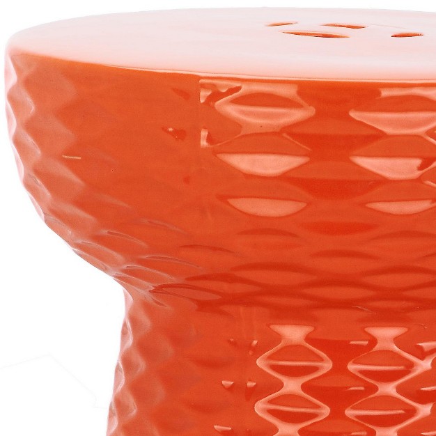 Daphne Ceramic Garden Stool Safavieh