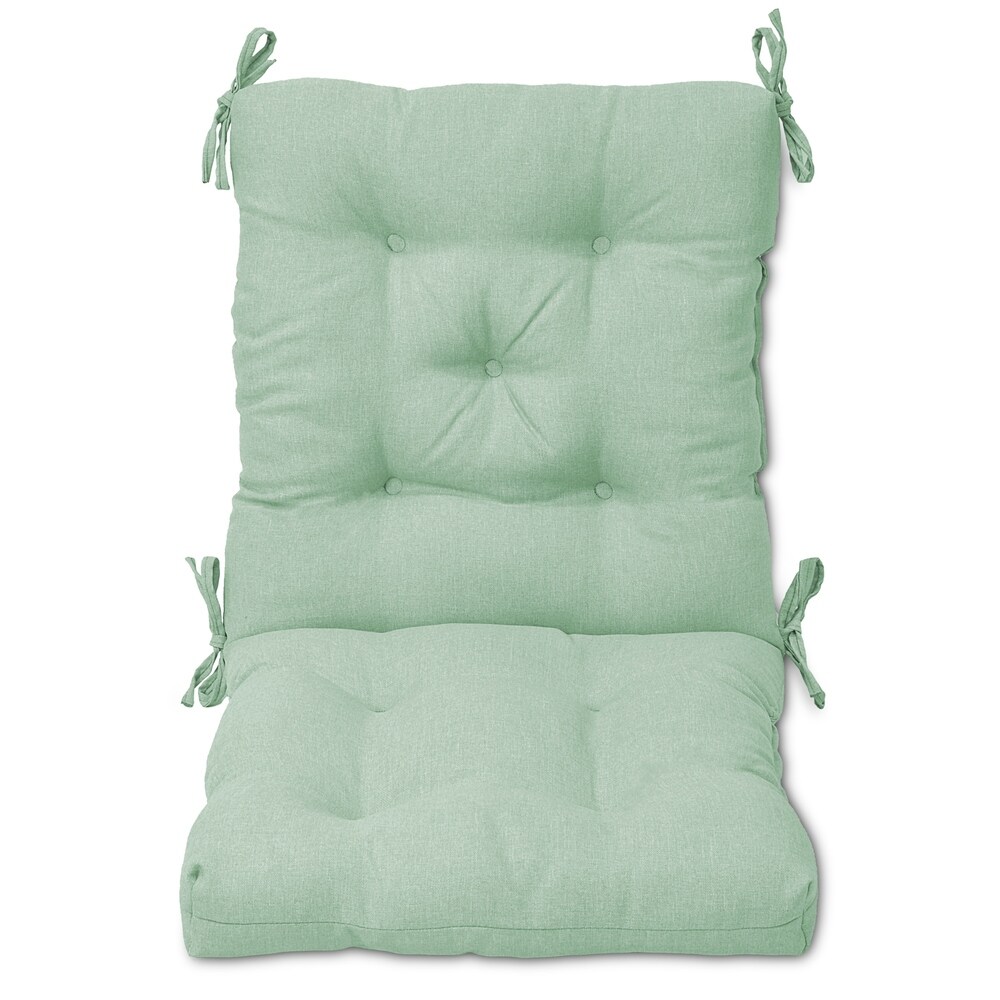 Decor Therapy Outdoor Patio Tufted Chair Cushion