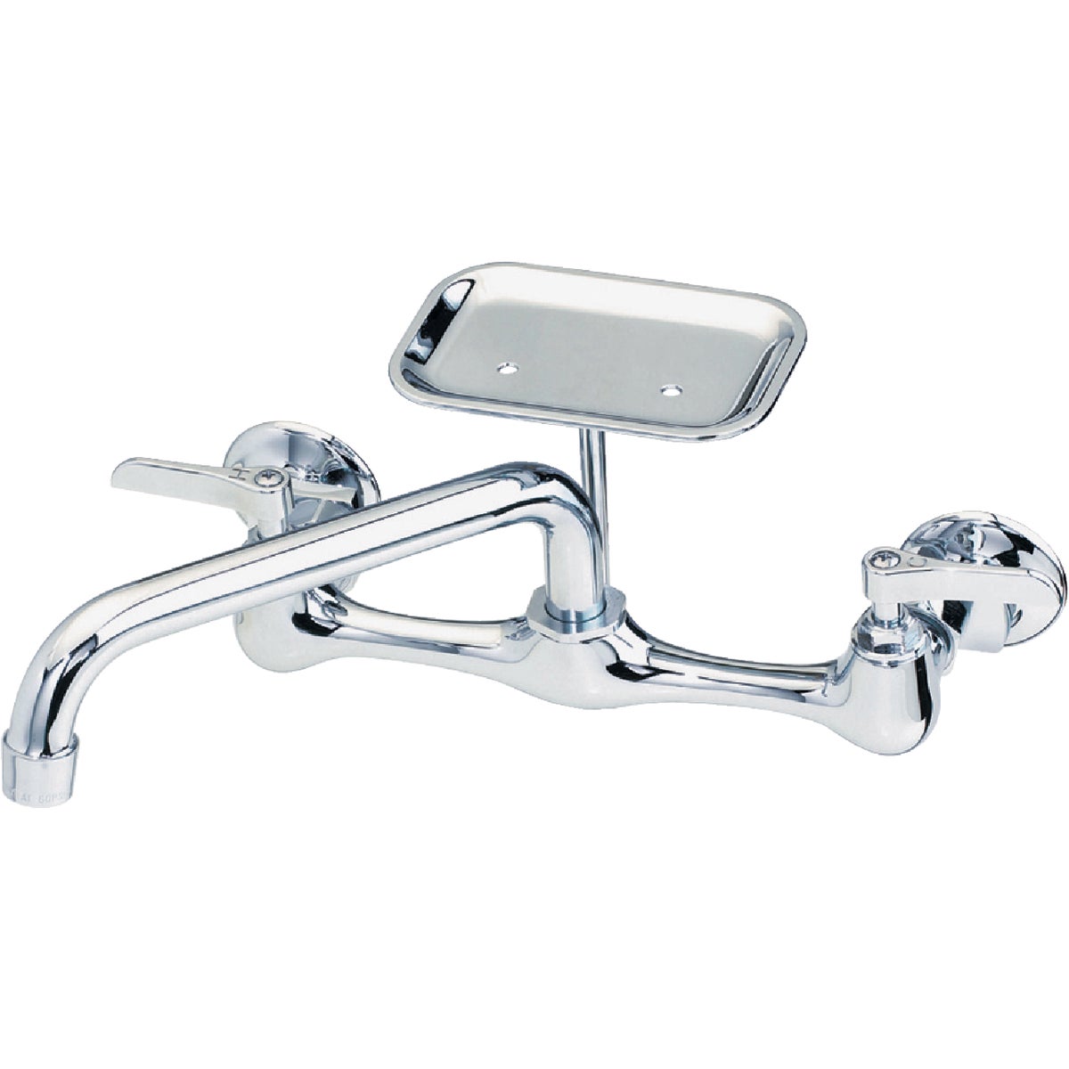 BandK Polished Chrome 2-Handle 12 In. Utility Faucet 123-011NL