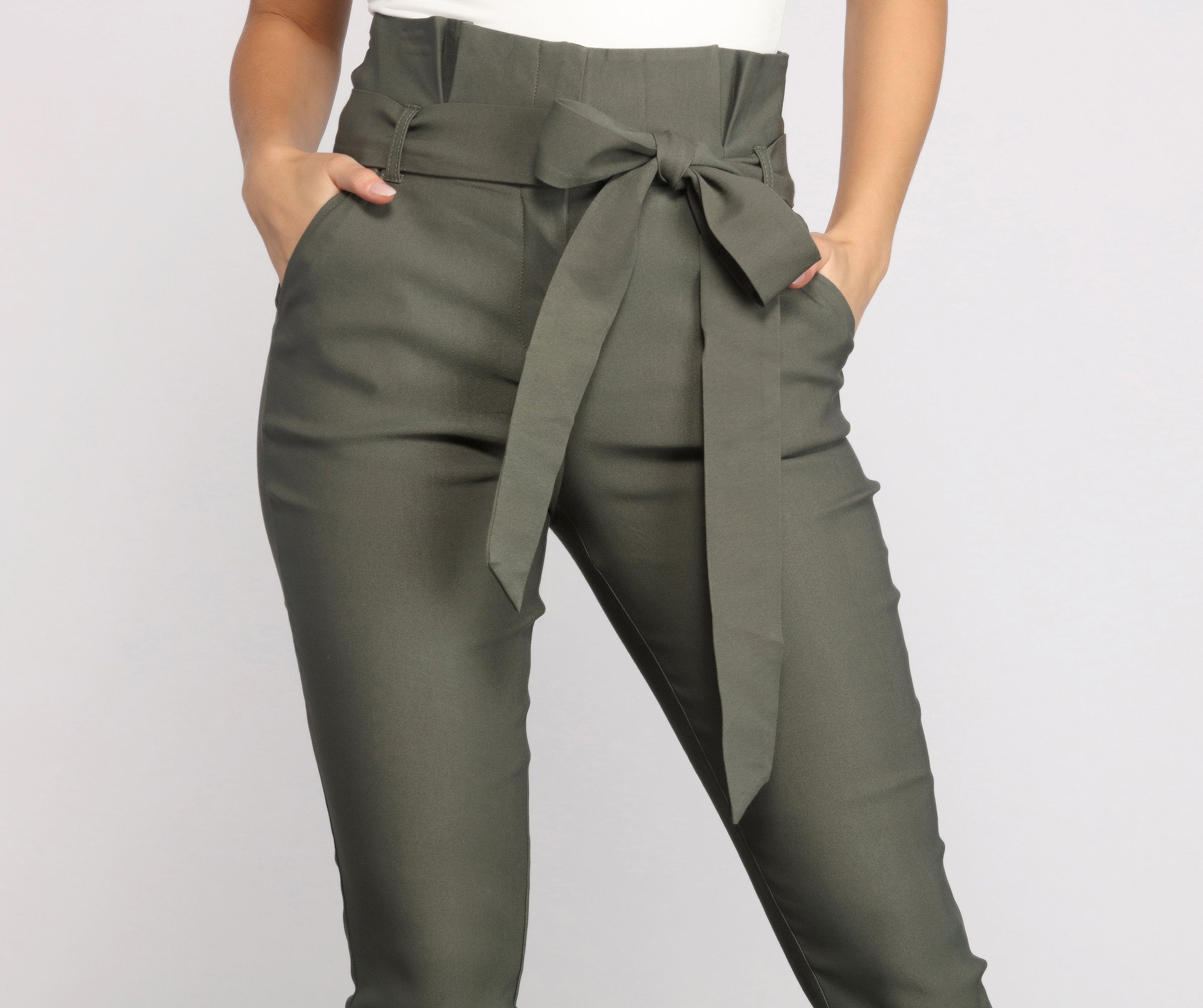 Effortless Style Tie Waist Pants