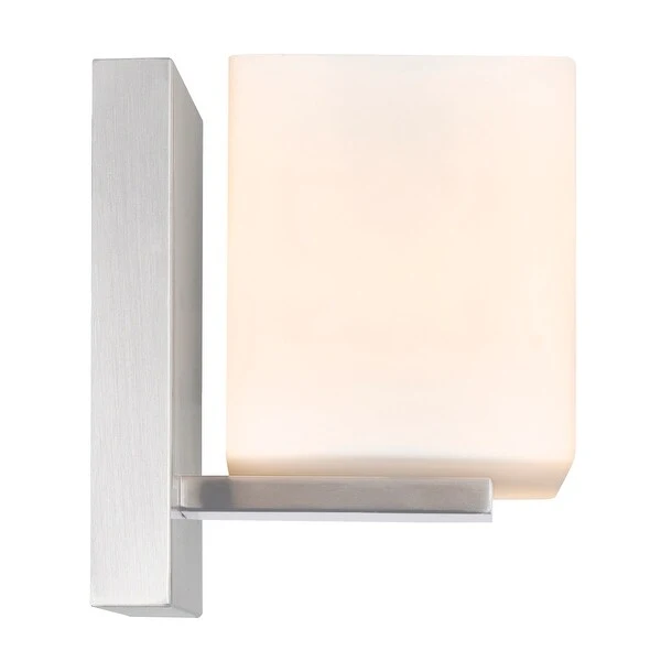 Satin Nickle 4 Light Bathroom Sconce With Satin Nickel Finish - Satin Nickel