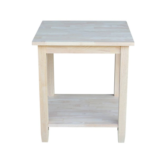 Solano End Table International Concepts