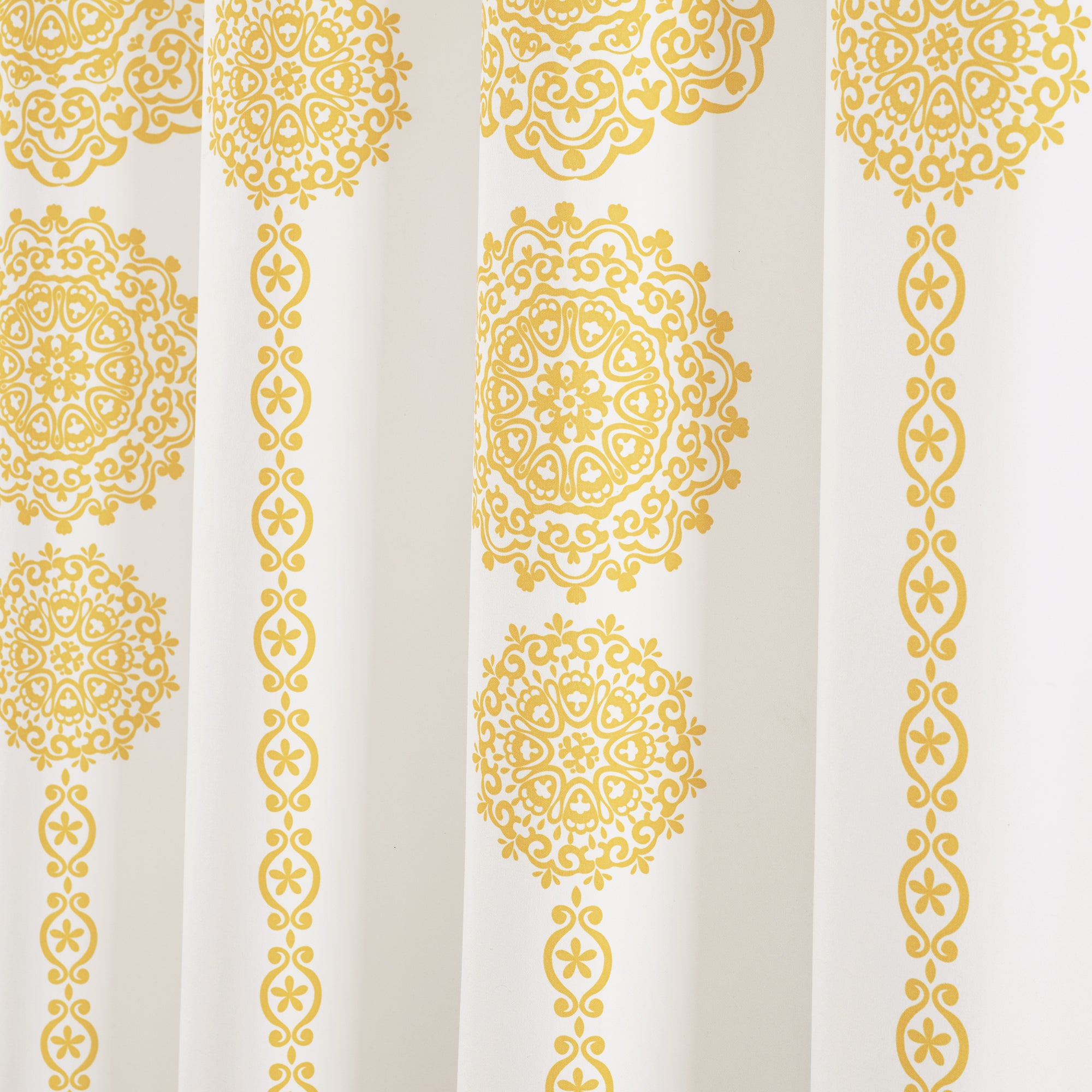 Stripe Medallion Shower Curtain