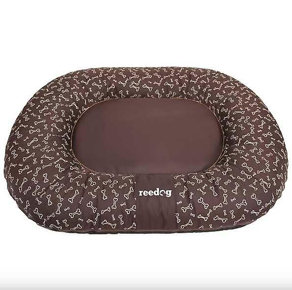 Carp Brown With Bone Pattern Dog Bed