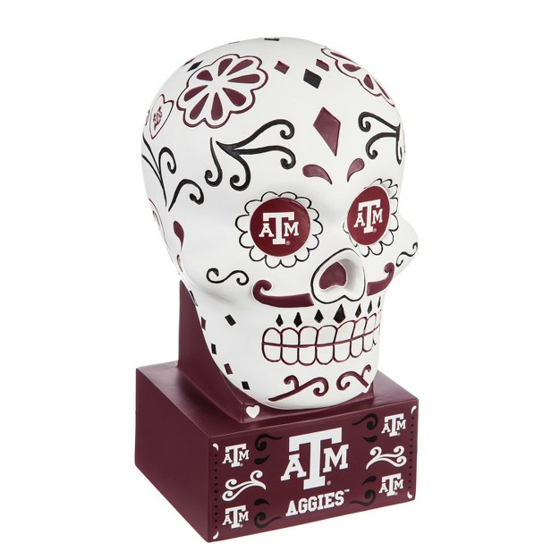 Evergreen Texas A amp m Sugar Skull Statue