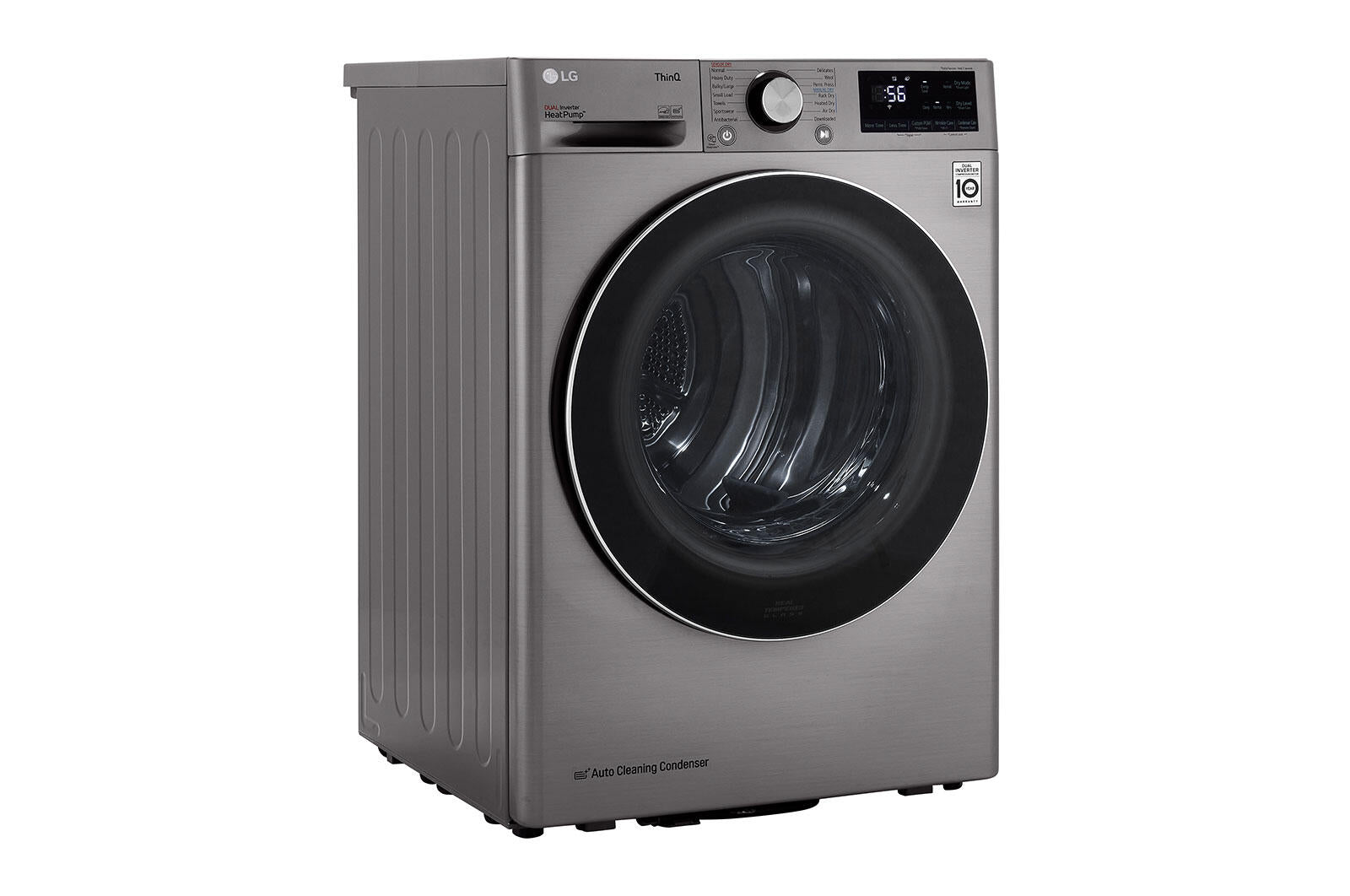 Lg DLHC1455V 4.2 Cu.Ft. Smart Wi-Fi Enabled Compact Front Load Dryer With Dual Inverter Heatpump™ Technology