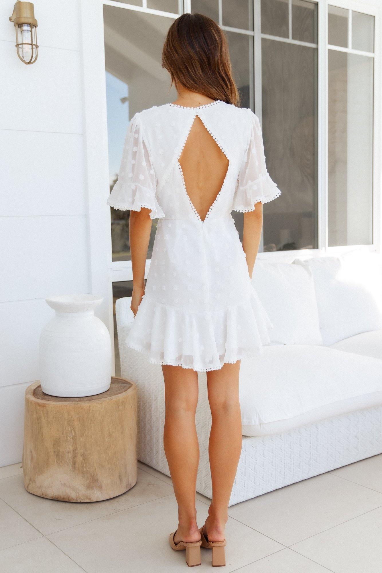 Good Form Dress White