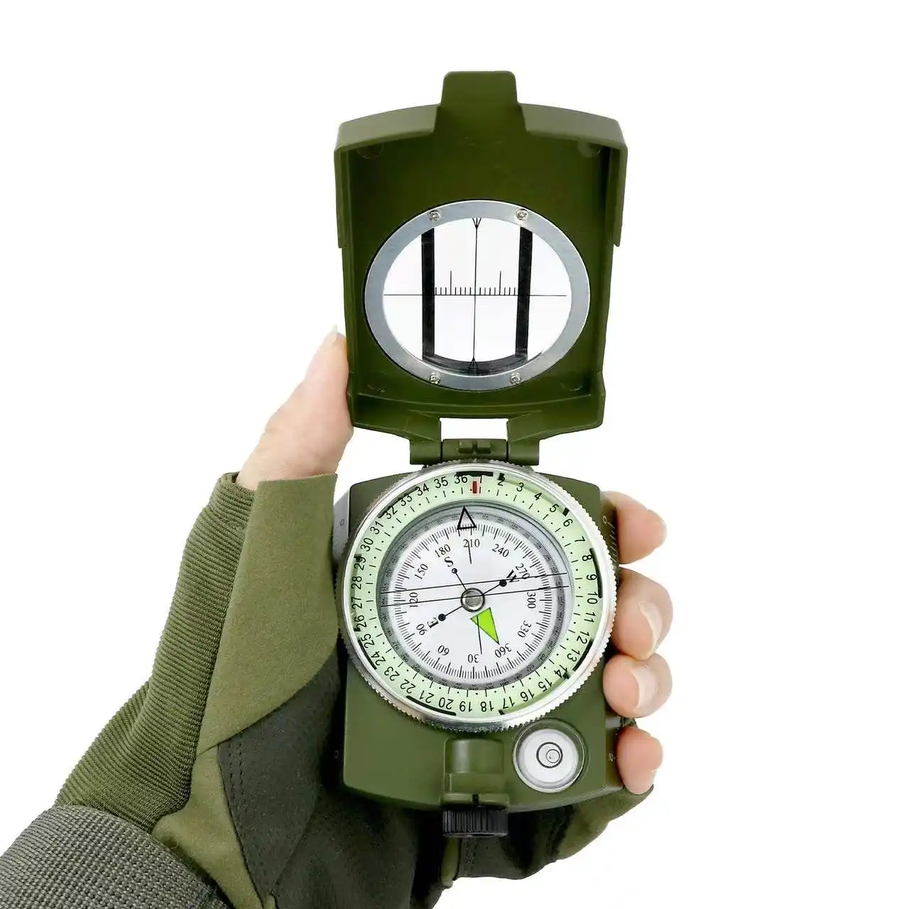 Waterproof Compass Outdoor Gadget Sports Goniometer Camping Hiking Mountaineering Brand Professional   Metal Sight