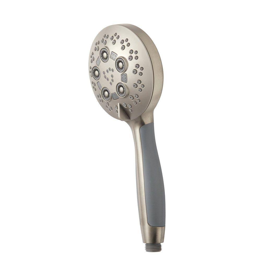 Speakman Rio 5-Spray Patterns with 1.75 GPM 4.5 in. Wall Mount Handheld Shower Head in Brushed Nickel VS-1240-BN-E175