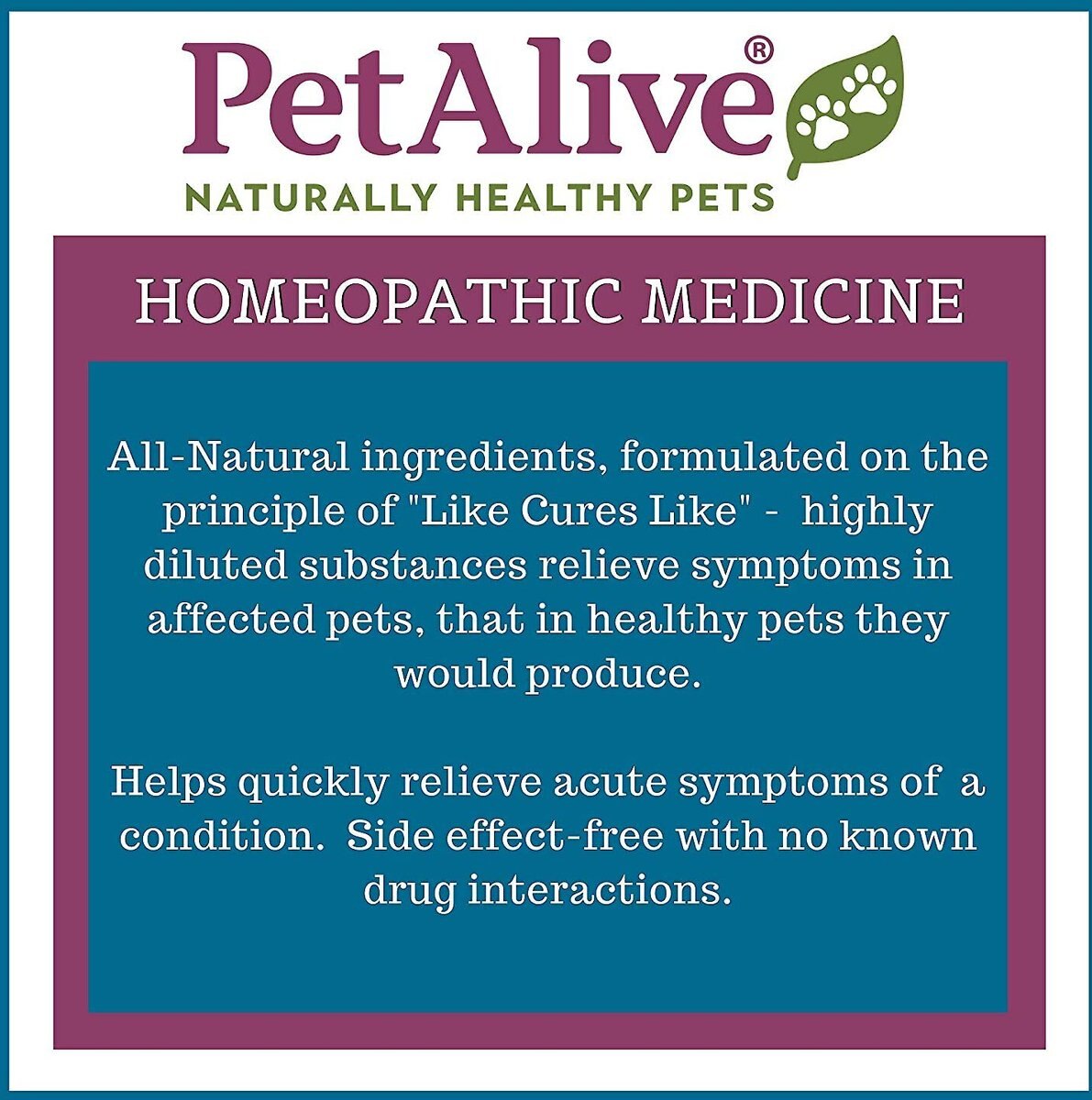 PetAlive EaseSure-M Homeopathic Medicine for Anxiety for Dogs and Cats