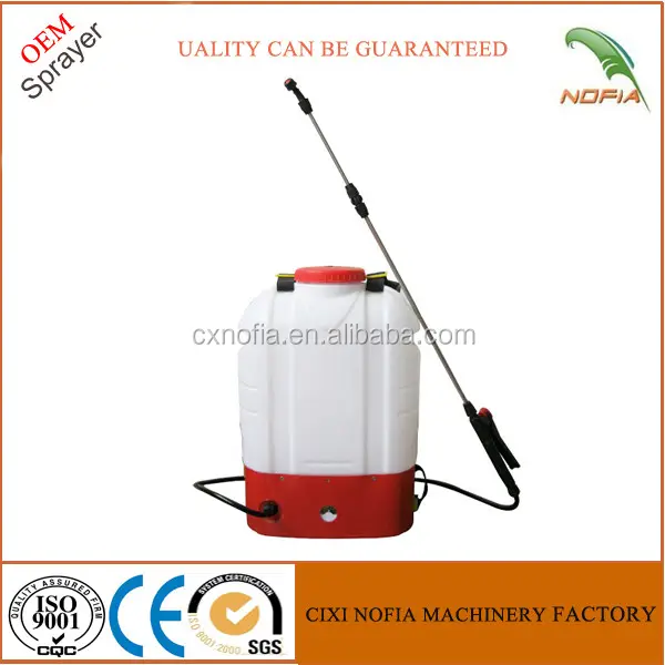 High Pressure Agricultural auto pump battery powered knapsack sprayer