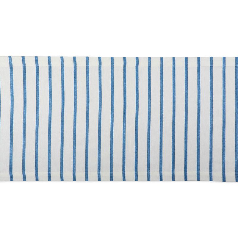 72 Red and Blue Scorpion Printed Striped Table Runner