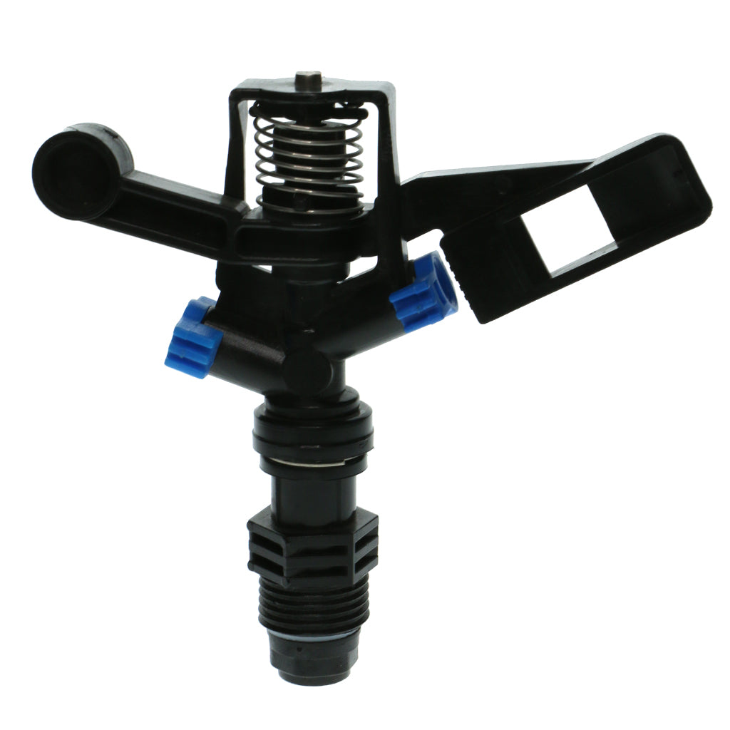 10 /2 Inch Impact Sprinklers， Adjustable 360 degree Pattern Black