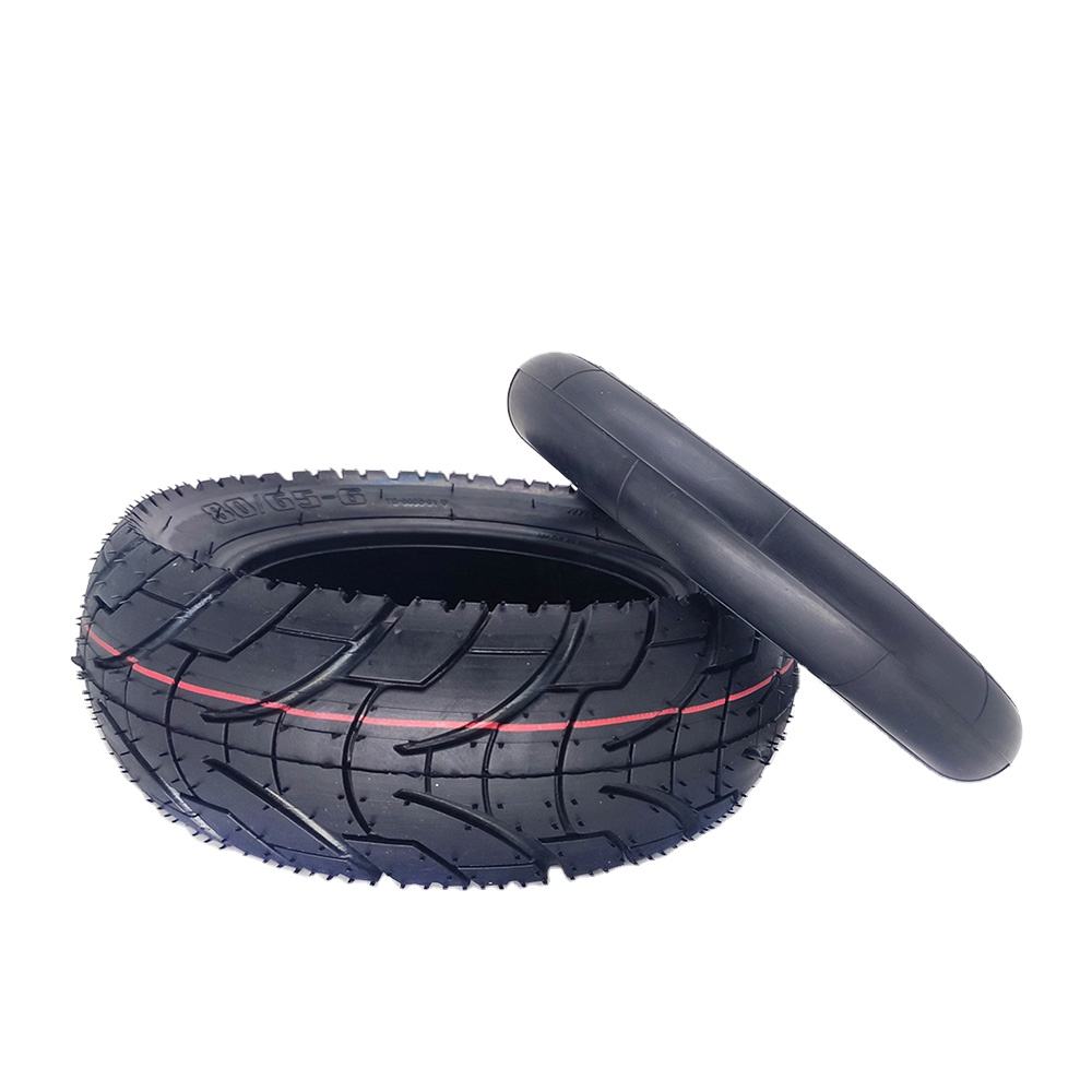 Zero 10X KuGoo M4 Electric Scooter 10 Inch 80/65 6 City Road Tyre 10x3.0 Outer Tire With Bent Valve Inner Tube