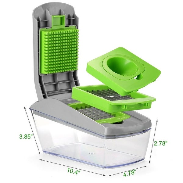 14-in-1 Vegetable Chopper Slicer， Fruit Dicer Veggie Kitchen Cutter Tools