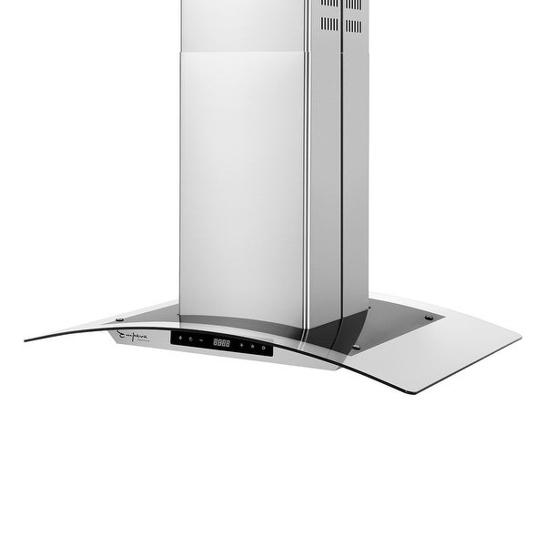 36 in. Kitchen 400 CFM Island Range Hood - Ducted Exhaust Kitchen Vent - 36