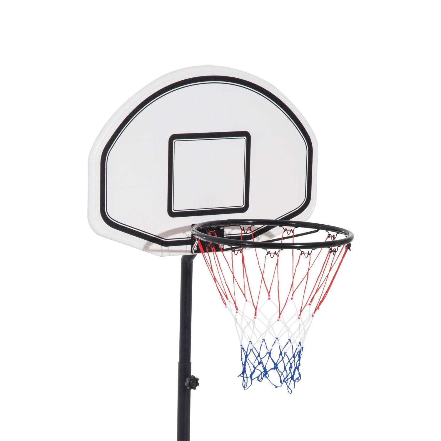 Ametoys 30 In. Backboard Height Adjustable Portable Basketball System Hoop