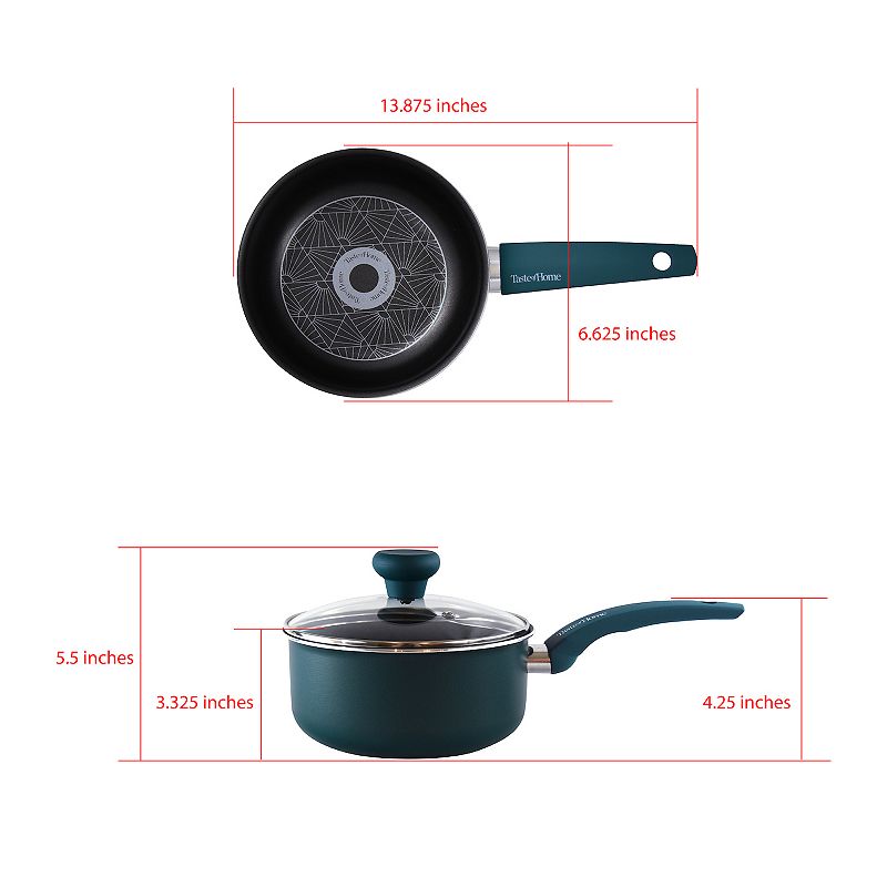 Taste of Home 8-pc. Nonstick Aluminum Cookware Set