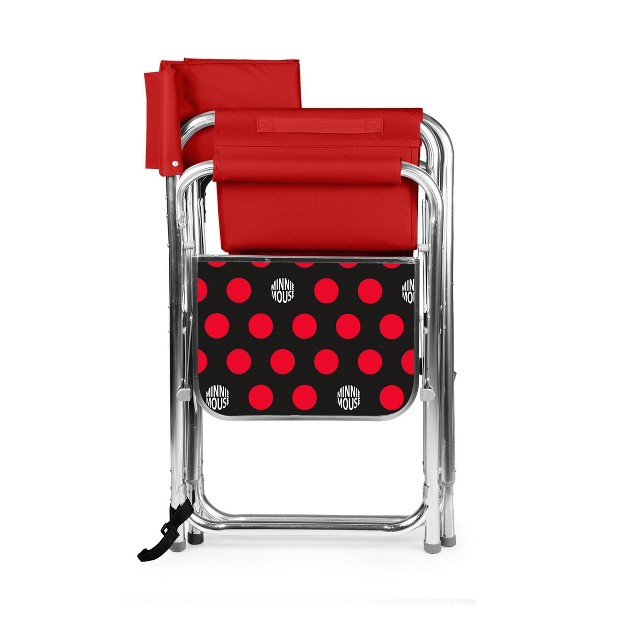 Picnic Time Disney Minnie Mouse Folding Camping Sports Chair Red