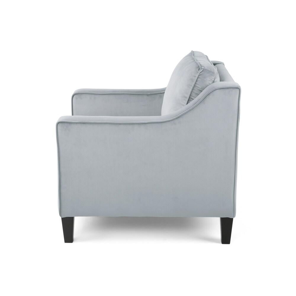 Milo Contemporary Velvet Club Chair by Christopher Knight Home   30.75\