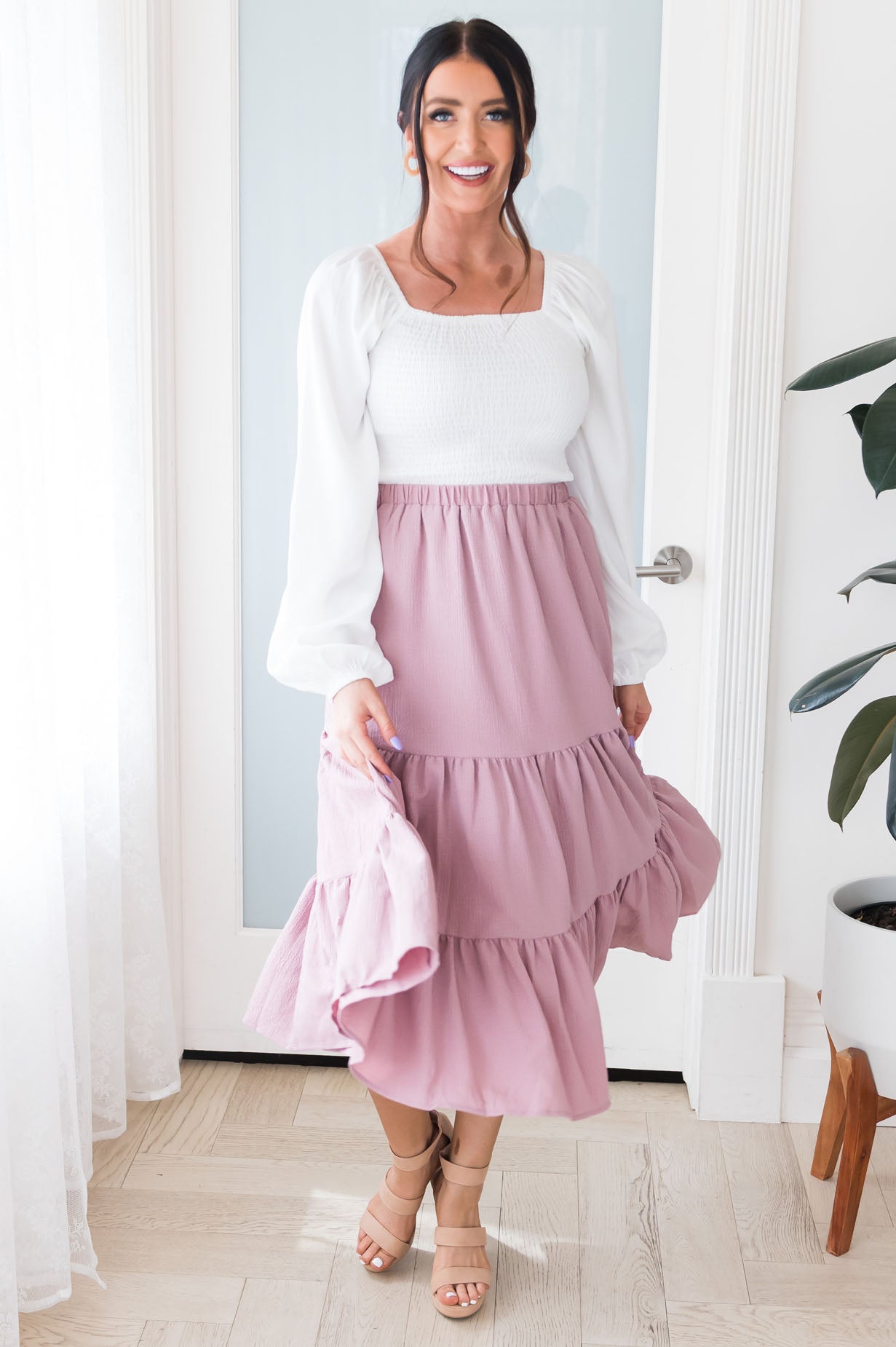 Happy Is Forever Modest Tier Skirt