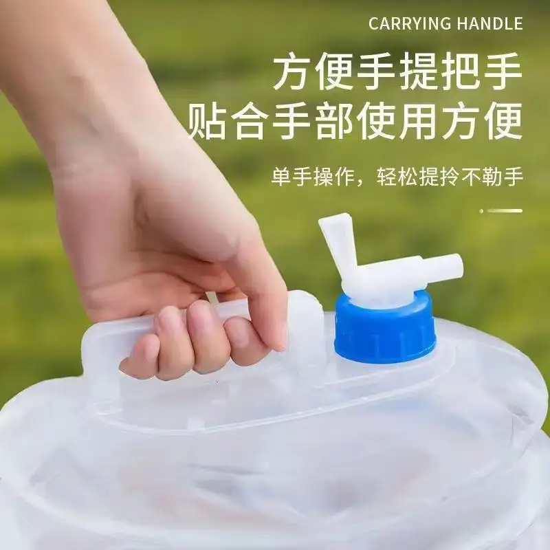 Collapsible Water Container 3L 5L 10L 15L Portable Folding Water Carrier with Tap  Bucket for Camping Hiking