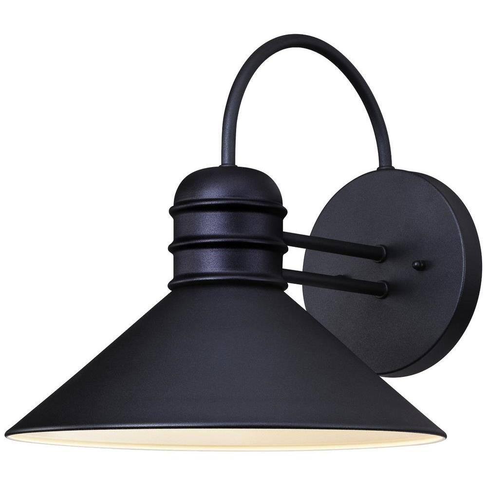 Westinghouse Watt Creek Textured Black Outdoor Wall Barn Light Sconce Lantern 6204400