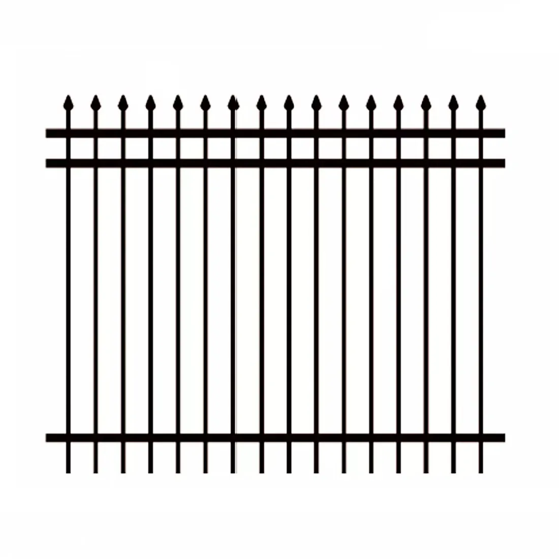 Factory Supply Galvanized Palisade Fence For Sale