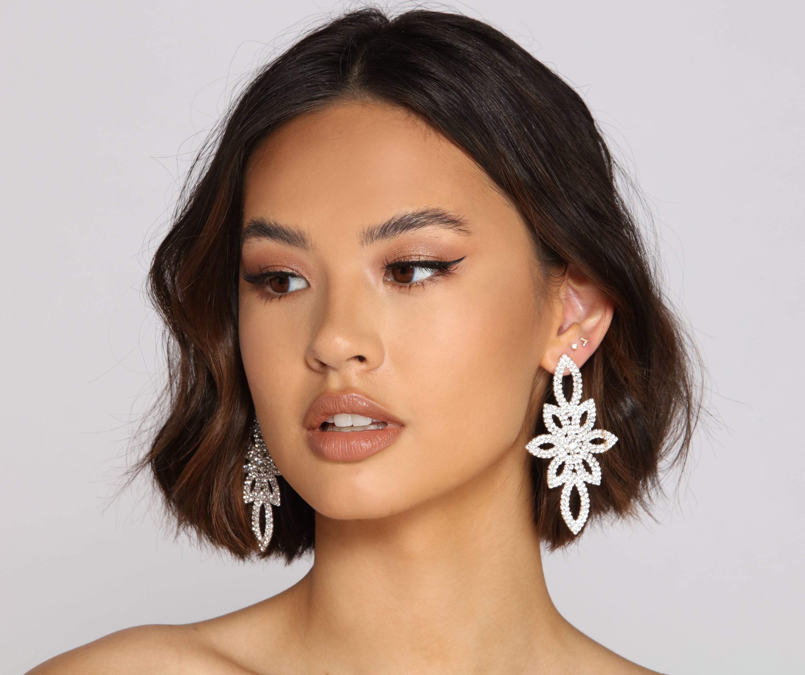 Major Glam Rhinestone Statement Earrings