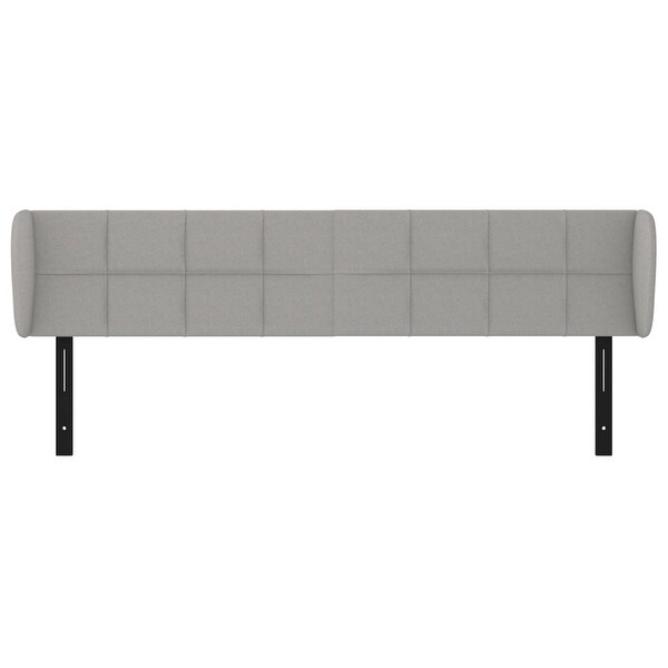 vidaXL Headboard with Ears Dark Gray 79.9