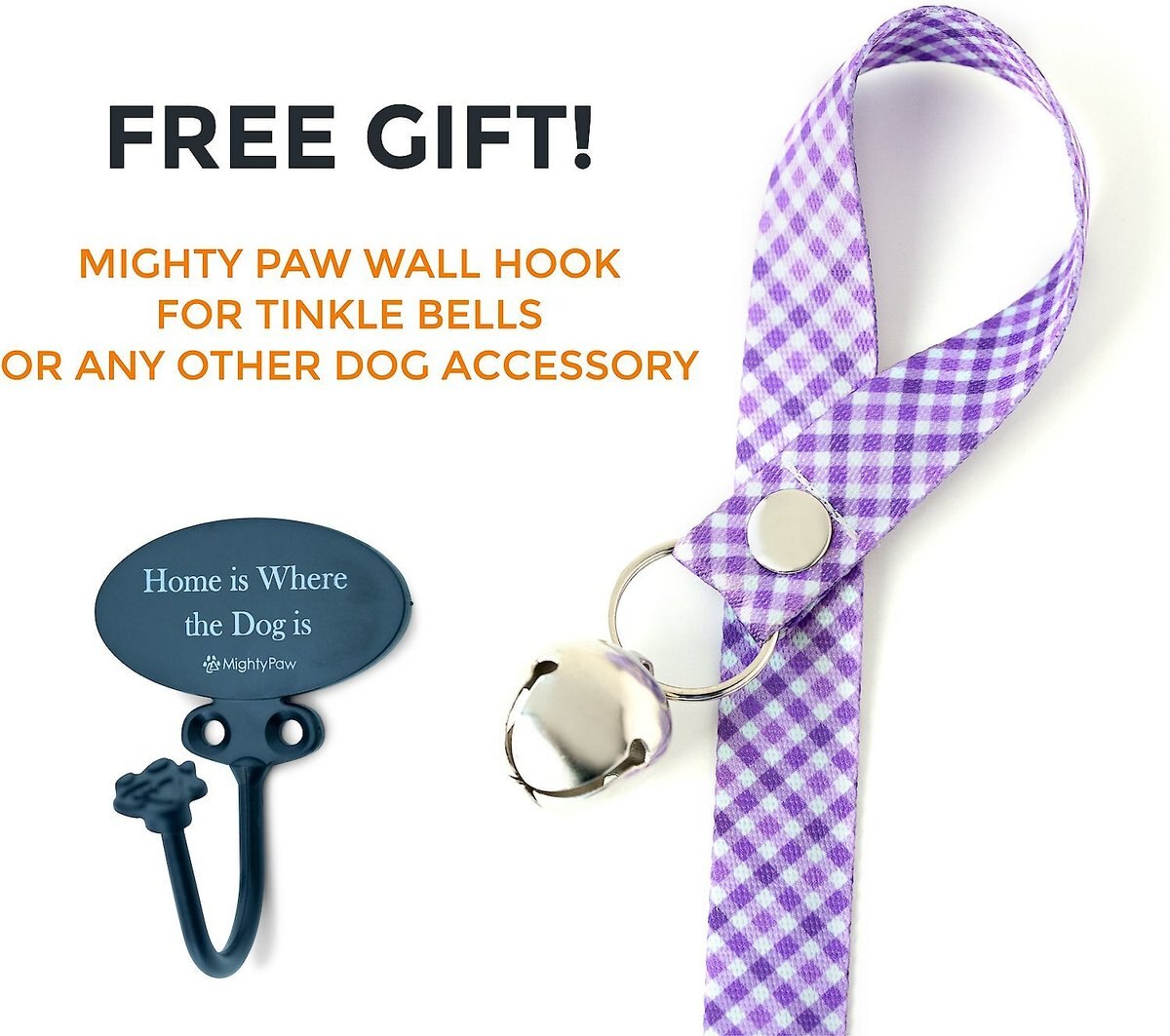 Mighty Paw Tinkle Bells Dog Doorbells， Pattern